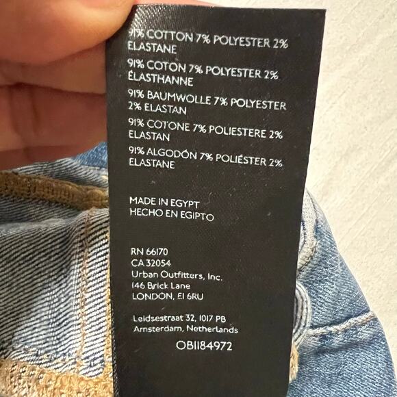 Free People X We The Free‎ Women's Light Blue Jayde Flared Jeans Size 27 - Picture 12 of 12